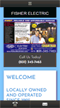 Mobile Screenshot of fisherelectricinc.com